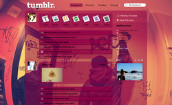 Tumblr Dashboard Theme: #3 McSeedy