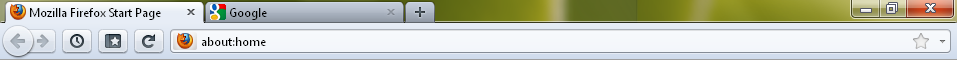 Firefox 4 no orange button