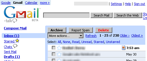 Gmail - Customize header line.
