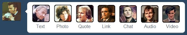 Doctor Who tumblr dashboard icons