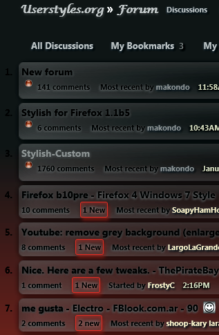 Userstyles.org forum Smokin'Hot
