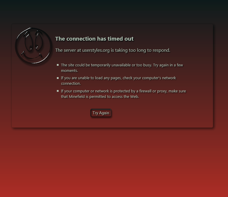 Error page - Smokin' Hot