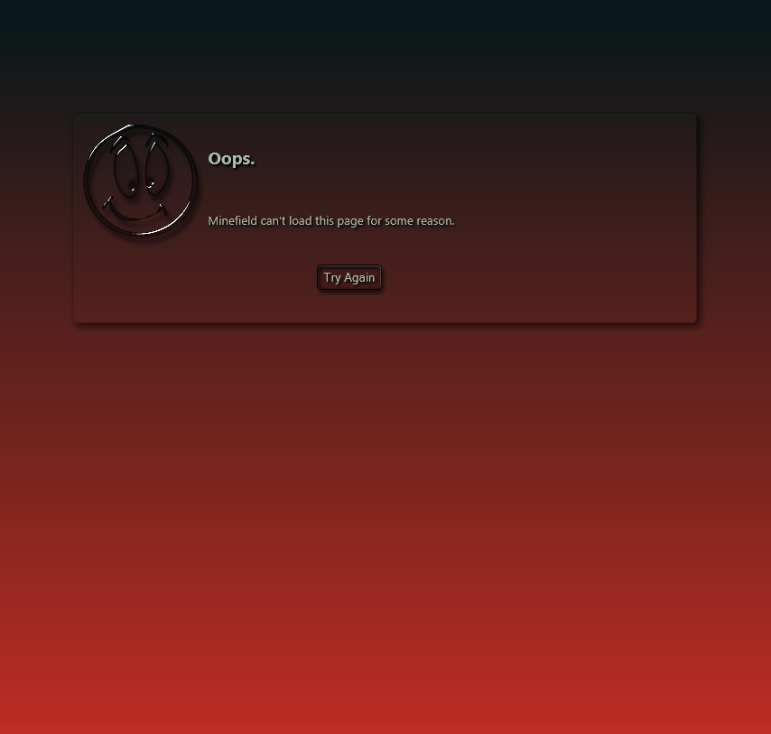 Error page - Smokin'Hot smiley