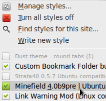 Stylish Icons [Ubuntu] | Statusbar Menu
