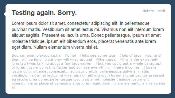 Tumblr - Wrap Tags