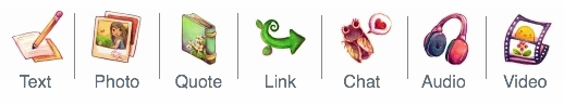 Cute Tumblr New Post Icons - REVISED