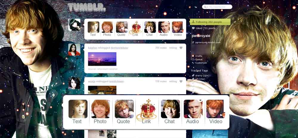 The King ♚ Ron Weasely / Rupert Grint