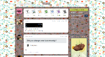 Tumblr - Vintage Floral  w/Transparent Table