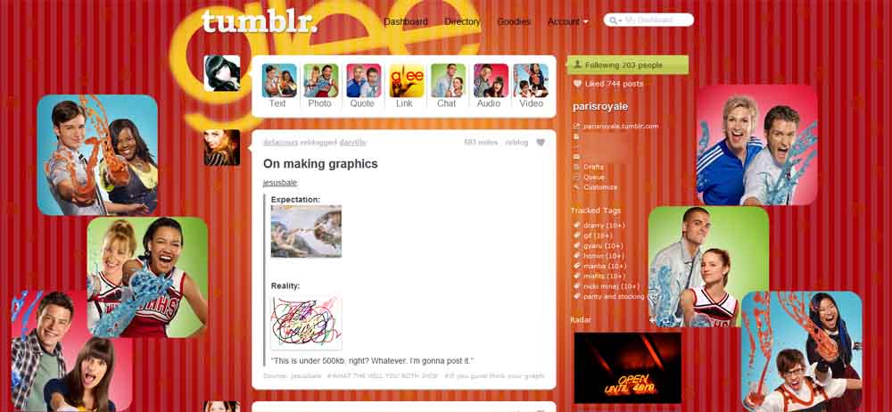 Glee Slushie {Icons + Background}