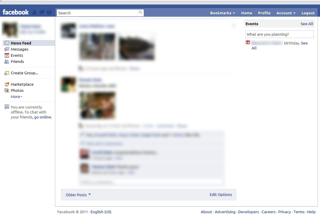 Facebook Floating Bars