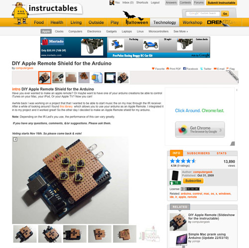 Instructable Cleaner (with ads)