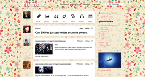 Spring Tumblr Dashboard Theme
