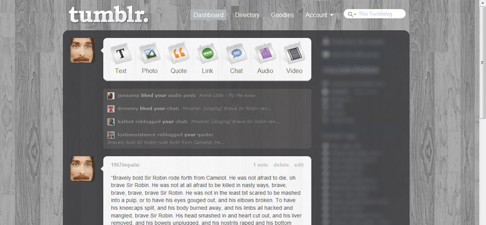 Modern Shine {dashboard theme}