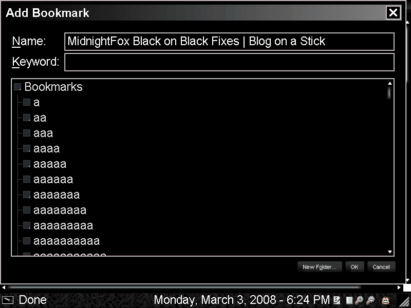 MidnightFox 0.71 Windows  Black on Black  Fix
