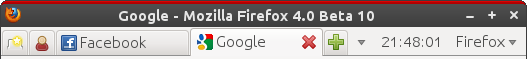 Firefox 4 on Linux - Native Tabs