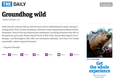 The Daily -- Improvements for Web Reading