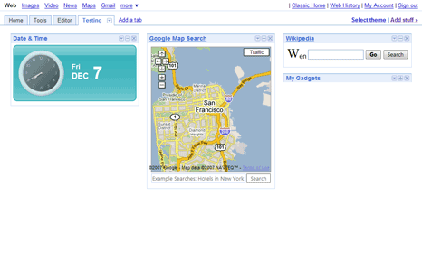 iGoogle Simple - Classic