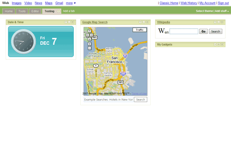 iGoogle Simple - Bus Stop