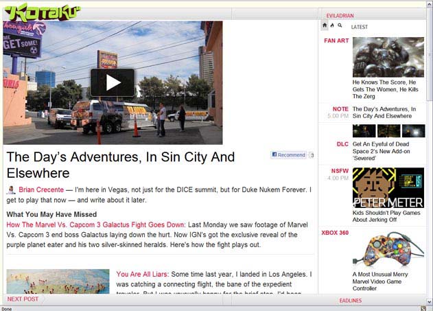 Gawker Redesign - Widescreen and Sans-serif