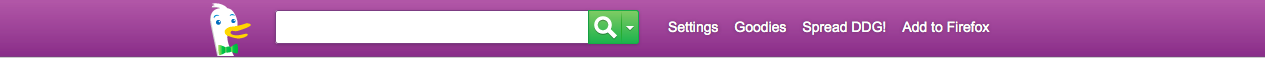 DuckDuckGo - Purple header