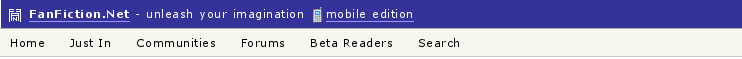 Fanfiction.net - Menu Remover