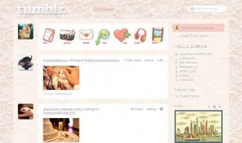 Lacey - Tumblr Dashboard Theme