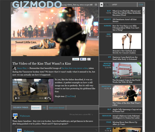 Gawker Dark with Improved Comments - VisualPlastik