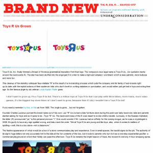 Brand New: just the article (and comments)