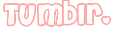 Pink tumblr logo font