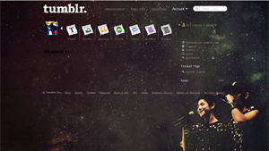 JunSeob's space of love - tumblr dashboard theme
