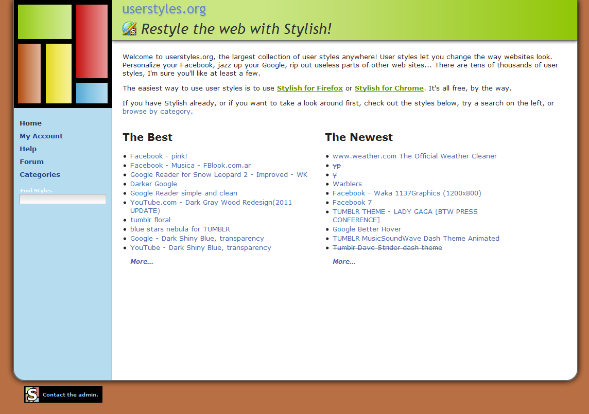 UserStyles.org: USo Stylish