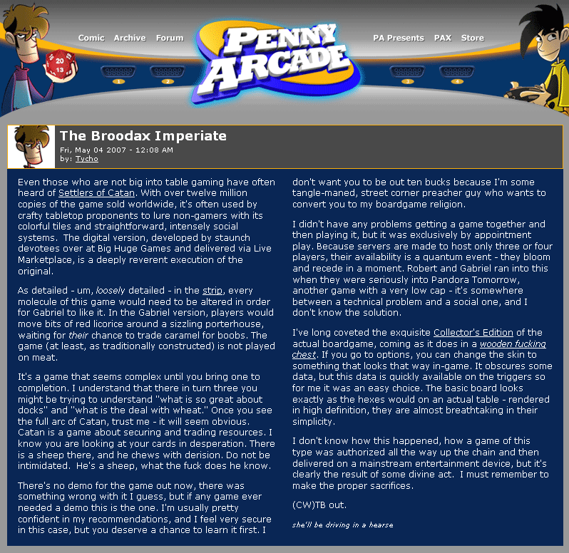 Website: cleaner - Penny-Arcade.com