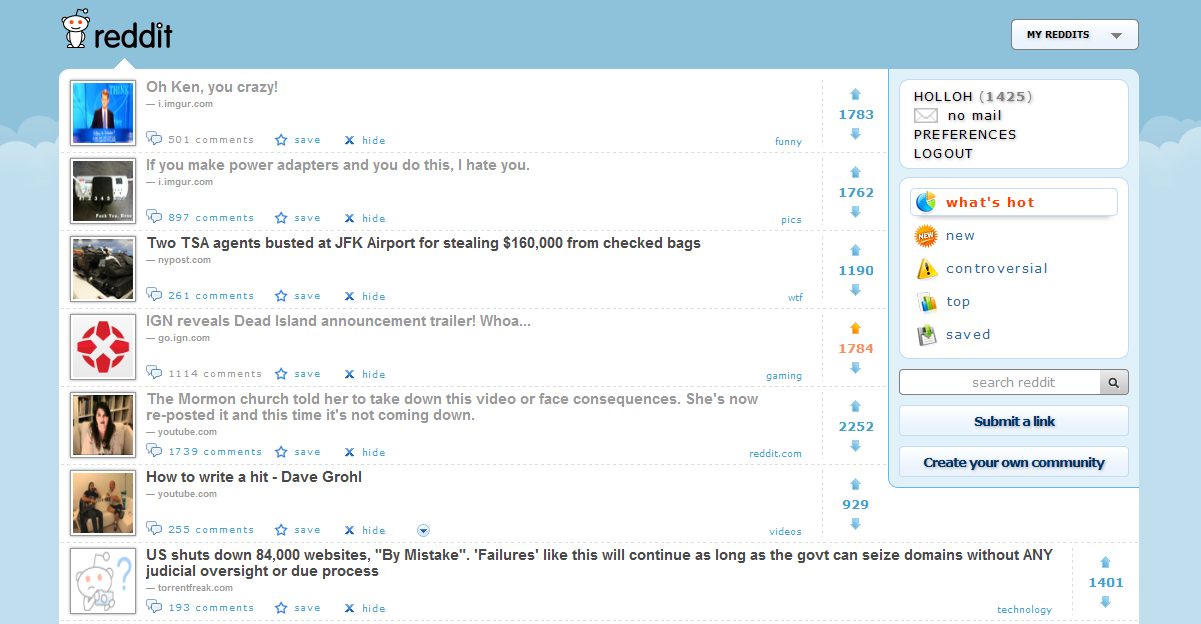 Reddit + Twitter [compact]