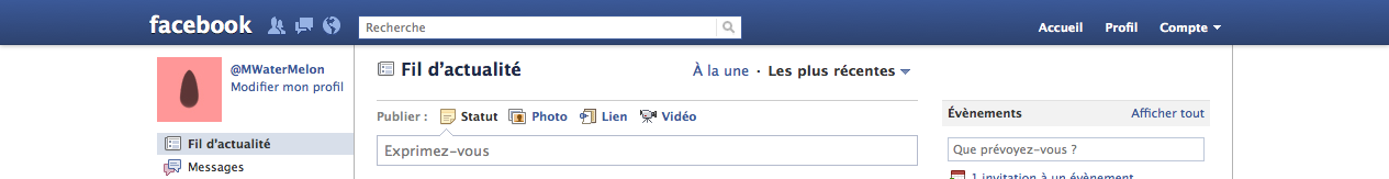 Facebook - Floating Pretty Bar