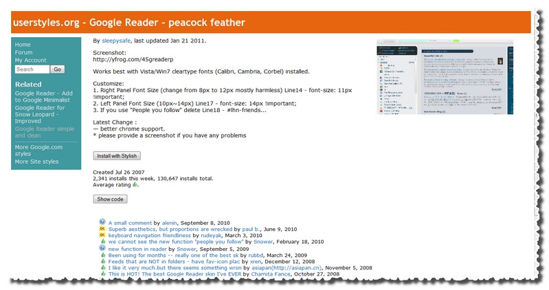 Userstyles.org Simplified