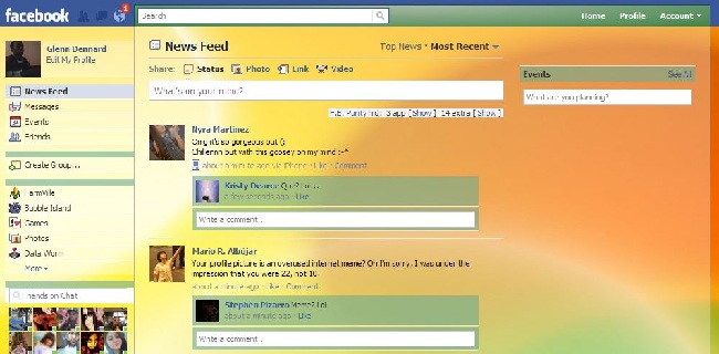 FB Orange Bubbles