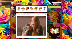Rainbow Roses Theme for TUMBLR