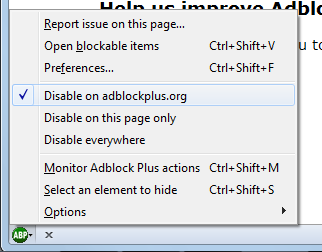 Adblock Plus 1.3.5+ - Green icon when whitelisted