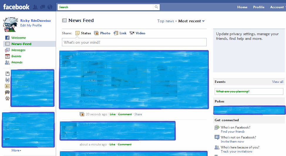Facebook - No Ads, Maiandra GD, Colour Effects