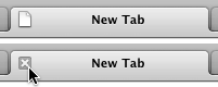Combine tab icon and close button [Mac/Firefox 4+]
