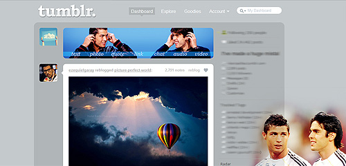 Criska (Cristiano and Kaká) - Tumblr Dashboard