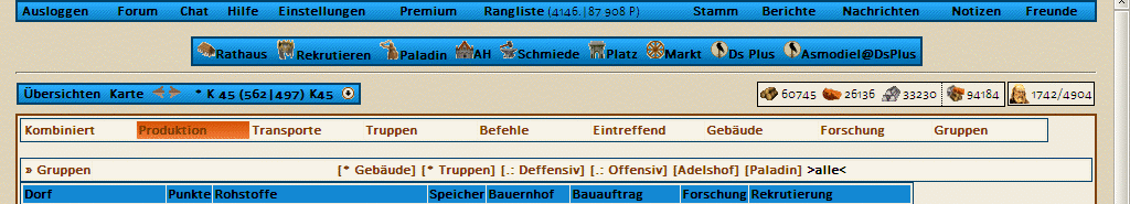 Die Stämme blau (only PA)