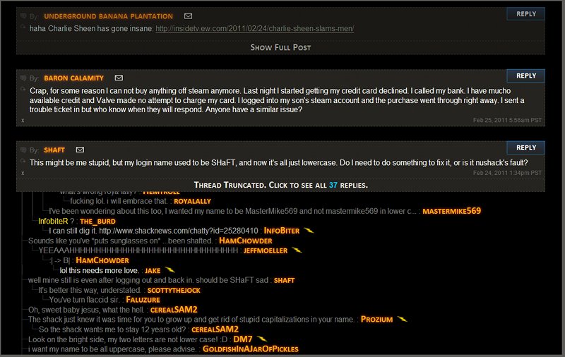 Shacknews Chatty Redesign