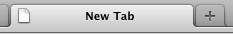 Subtle new tab button [Mac/Firefox 4]