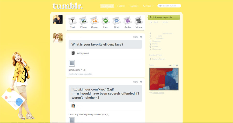 F(x)'s Yellow Luna Dashboard Theme