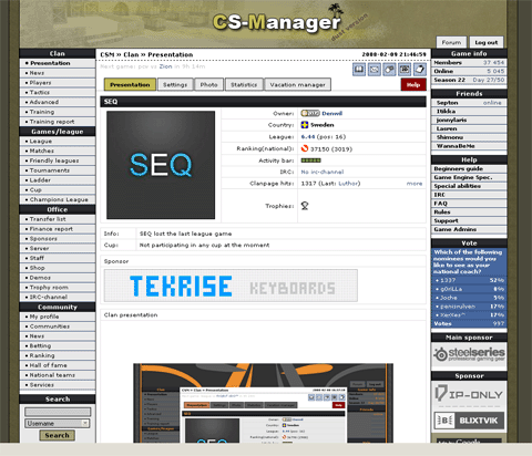 CS-manager.com - Dust Version *Issues*