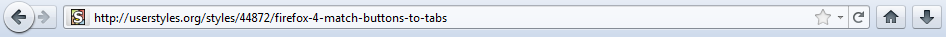Firefox 4 - Match Buttons To Tabs