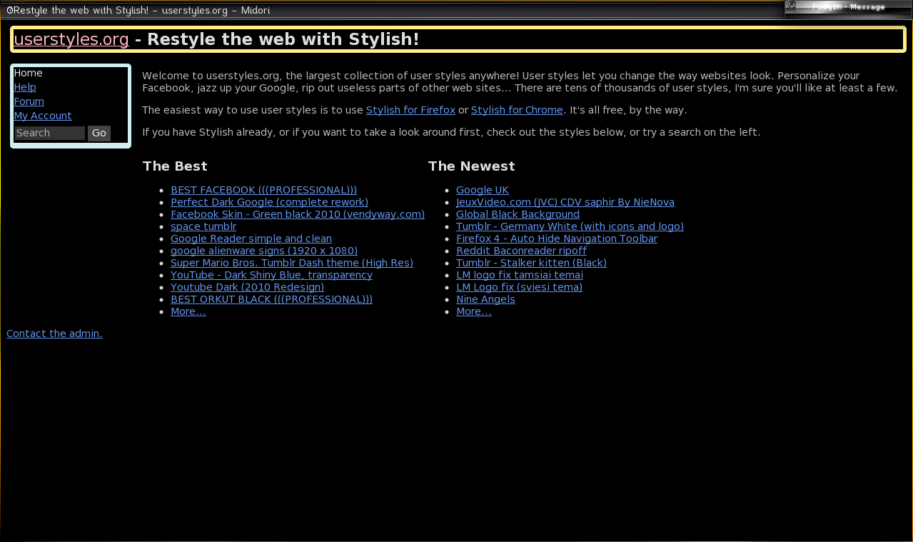 Global Black Background