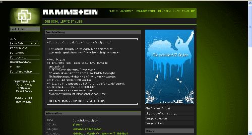 RAMMSTEIN! Grünschwarz  /für das neue vz!!!!