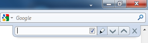 Find Bar - like Google Chrome II